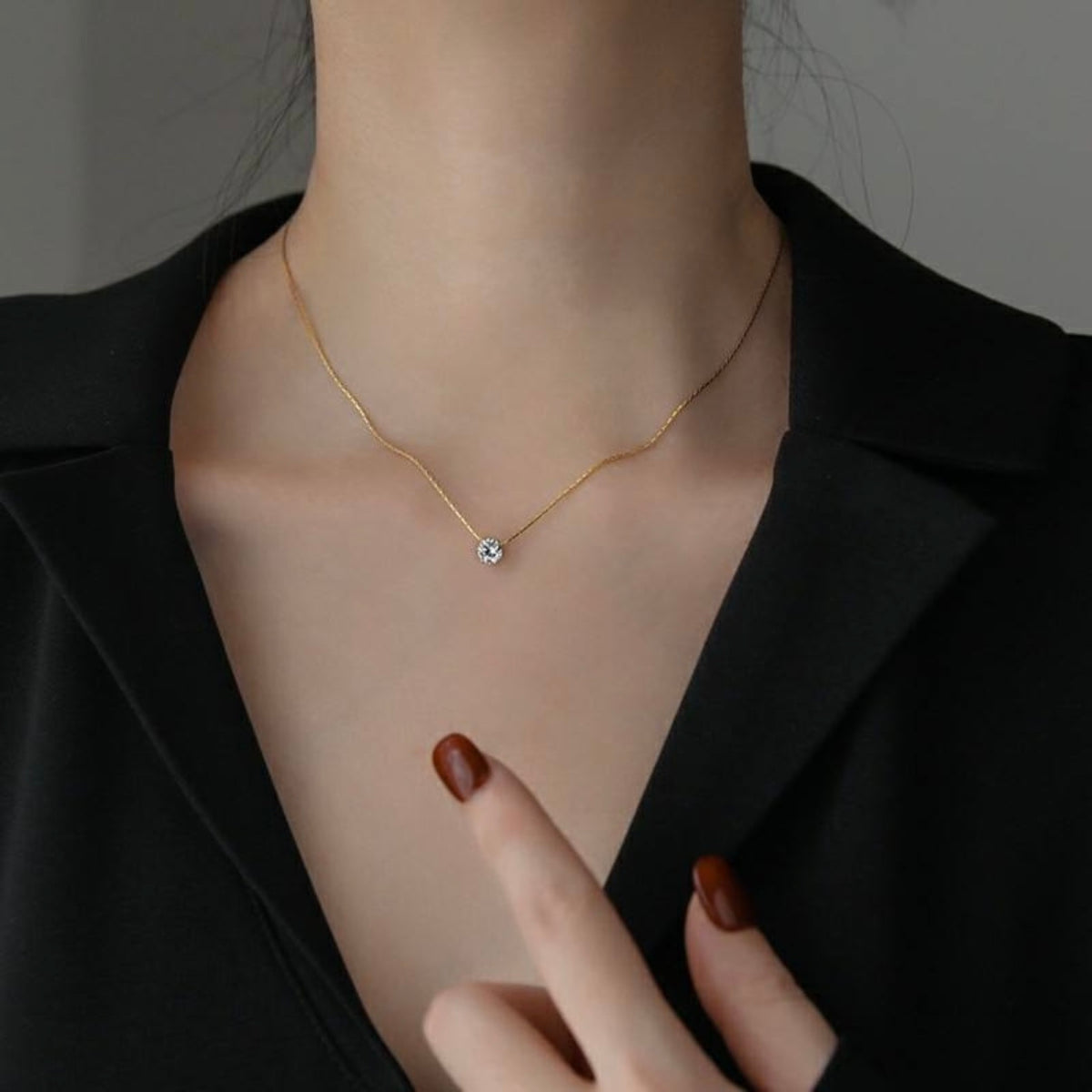 Jassa Combo of 3 Anti Tarnish Minimal Necklaces