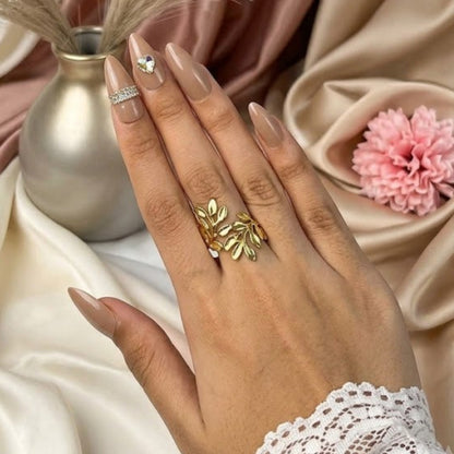 Imperial Gold Leaf Ring
