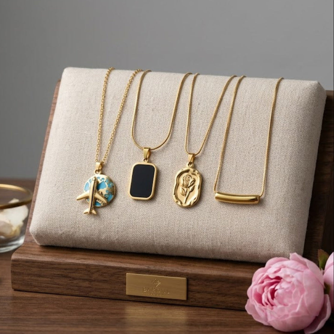 The Everyday Wanderlust Collection – Gold Pendant Necklaces