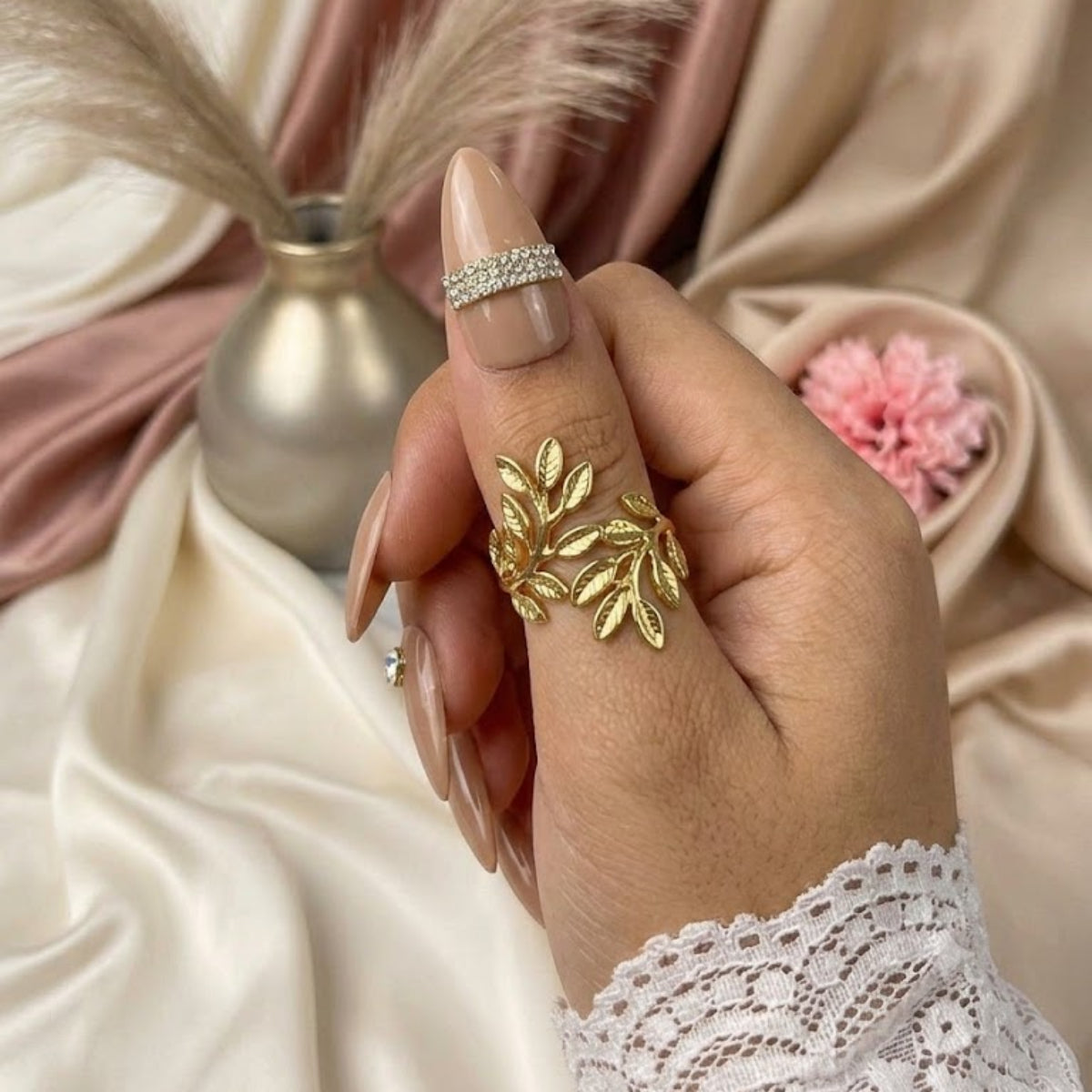 Imperial Gold Leaf Ring