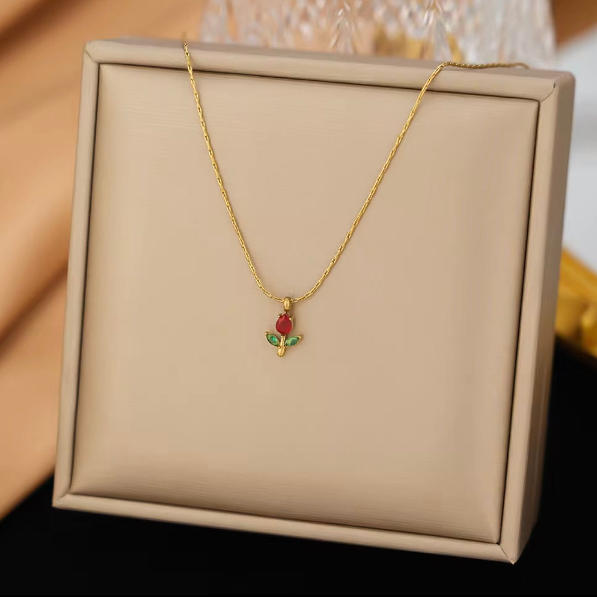 Jassa Combo of 3 Anti Tarnish Minimal Necklaces