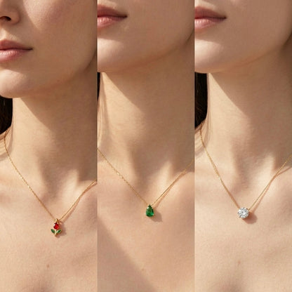 Jassa Combo of 3 Anti Tarnish Minimal Necklaces