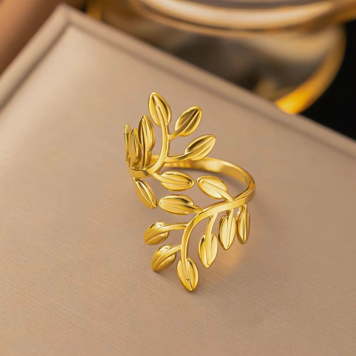Imperial Gold Leaf Ring