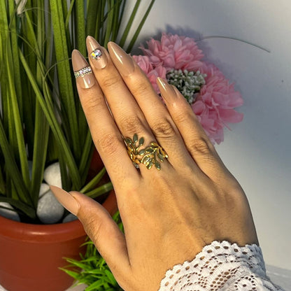 Imperial Gold Leaf Ring